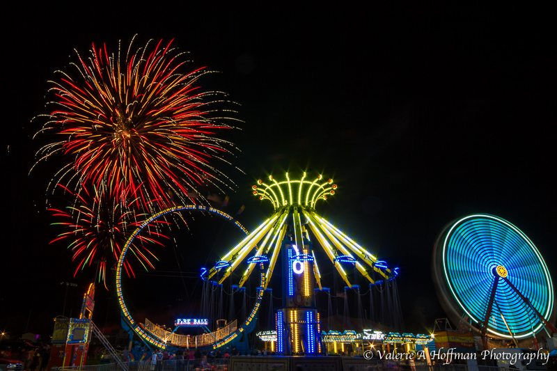 Kimberton Fair Fireworks and Light Painting, Friday July 24, 2015 8-11pm