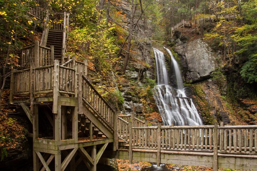 Waterfall Trek at Bushkill Falls!